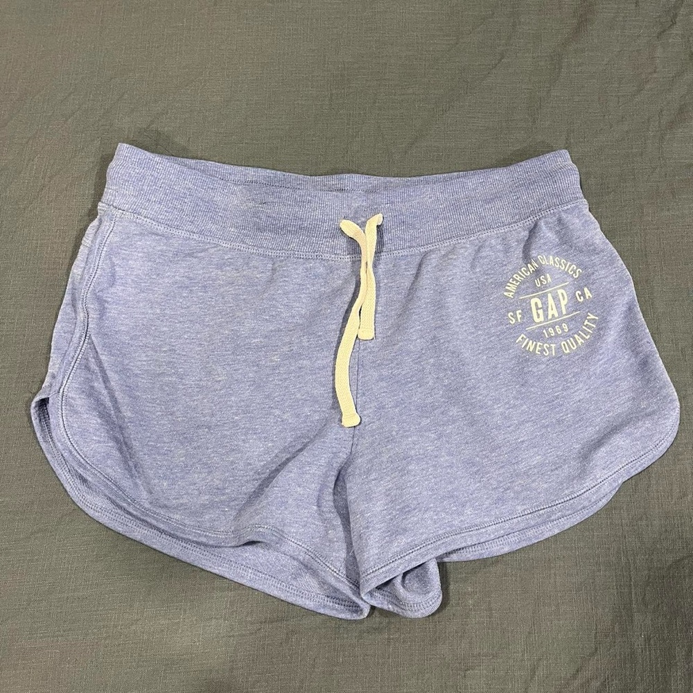 Gap light blue/purple cotton shorts